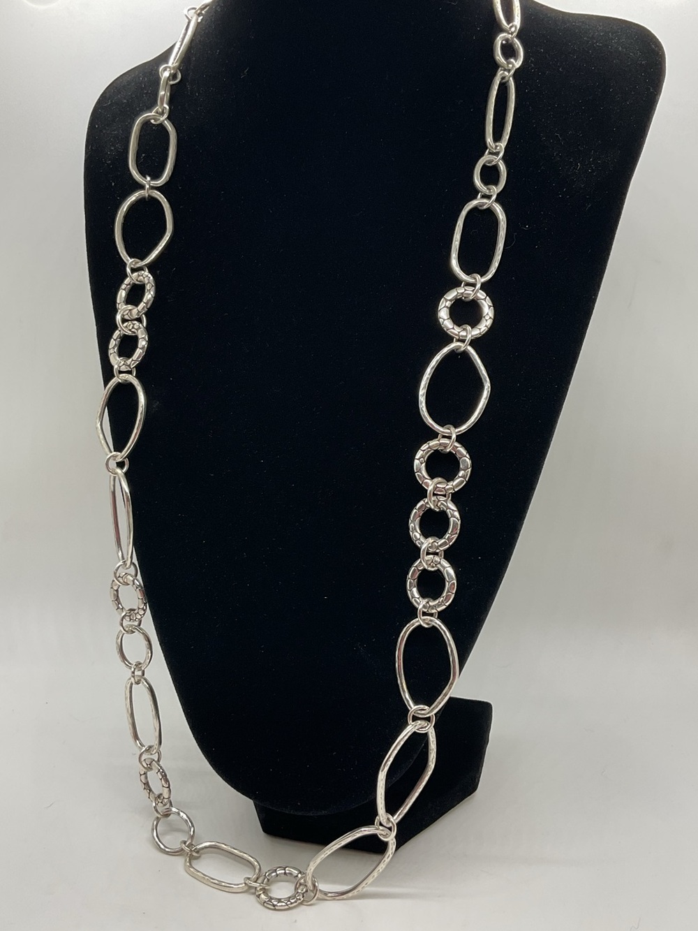 Brighton Pebble Link Long Necklace